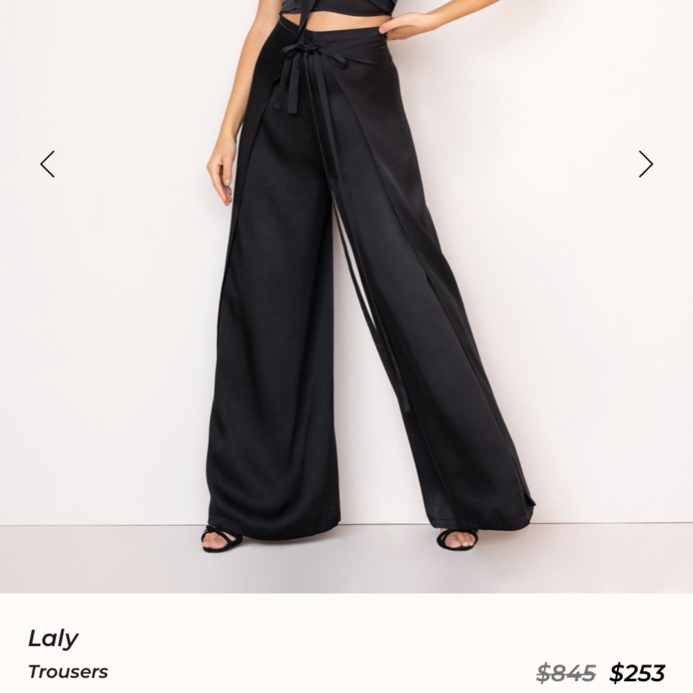 Agent provocateur ally trouser in black. NWT